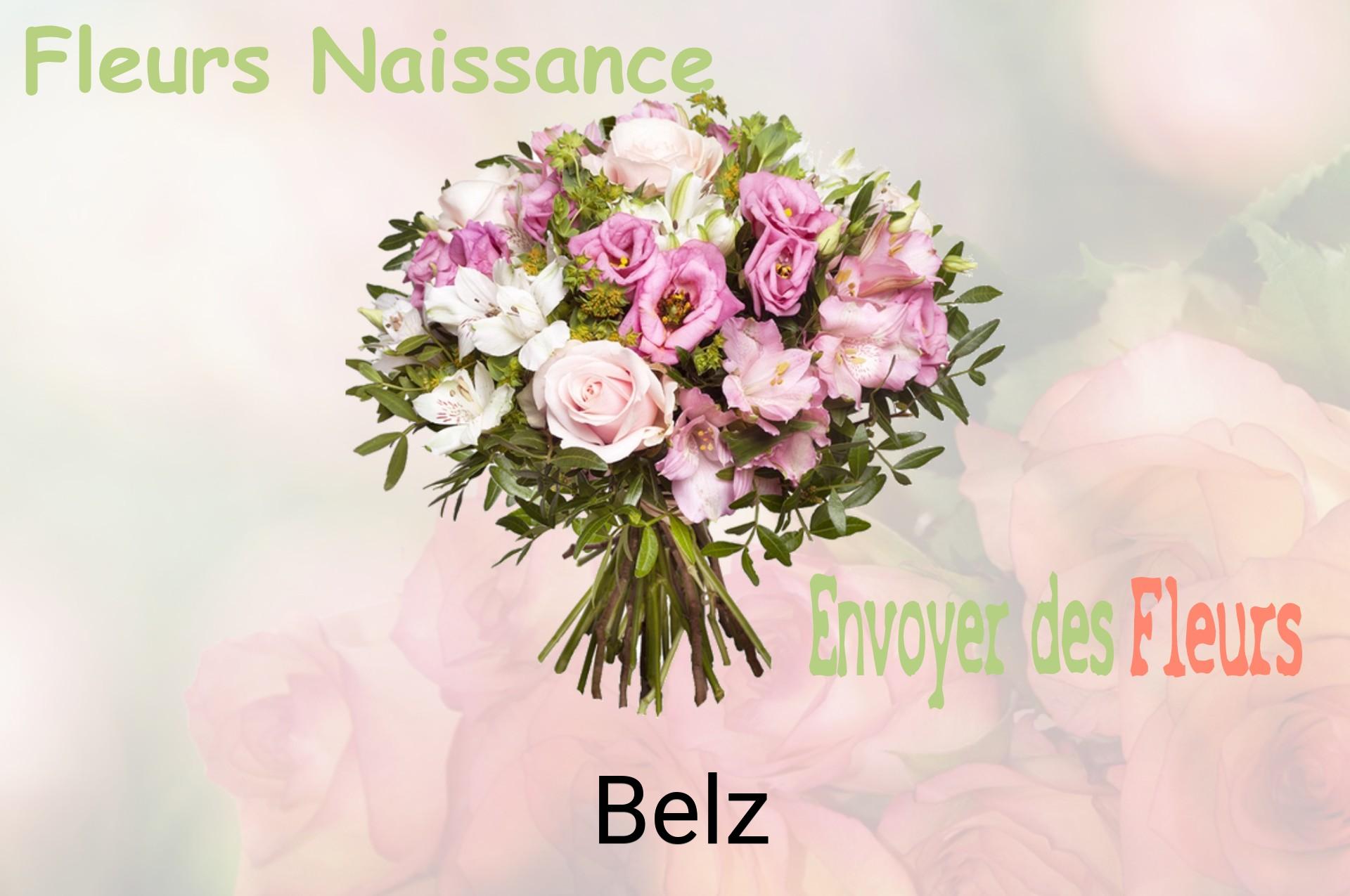 Bouquet de fleurs de naissance livré à Belz